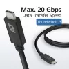 Przewód ACT USB4® 20 Gb/s, USB-C, certyfikowany USB-IF, 1 metr