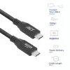 Kabel ACT USB 3.0 10Gbps 60W USB Type-C 0,5 m czarny