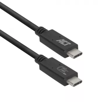 Przewód ACT USB4® 40 Gb/s 240 W USB Type-C®, certyfikowany USB-IF, 0,8 m