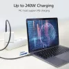 Przewód ACT USB4® 40 Gb/s 240 W USB Type-C®, certyfikowany USB-IF, 0,8 m