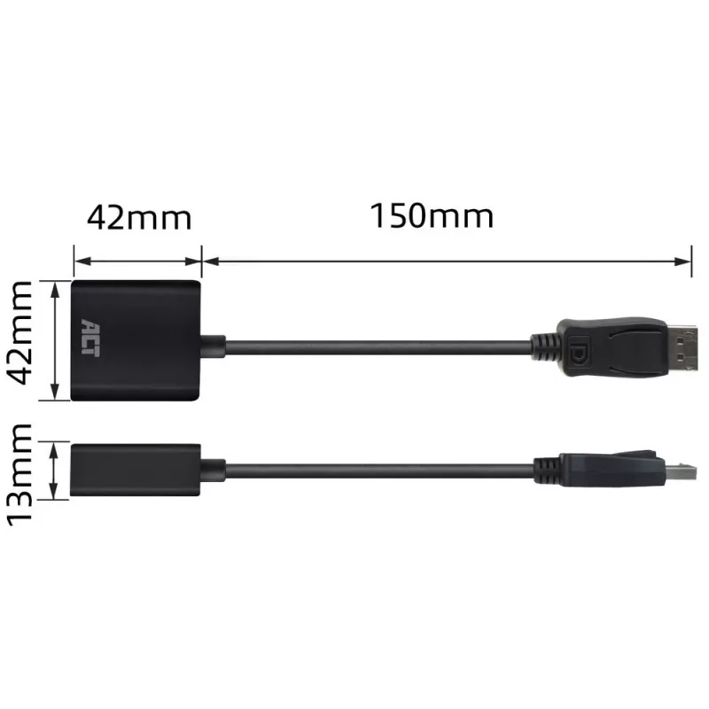 Adapter DisplayPort na VGA ACT AC7515
