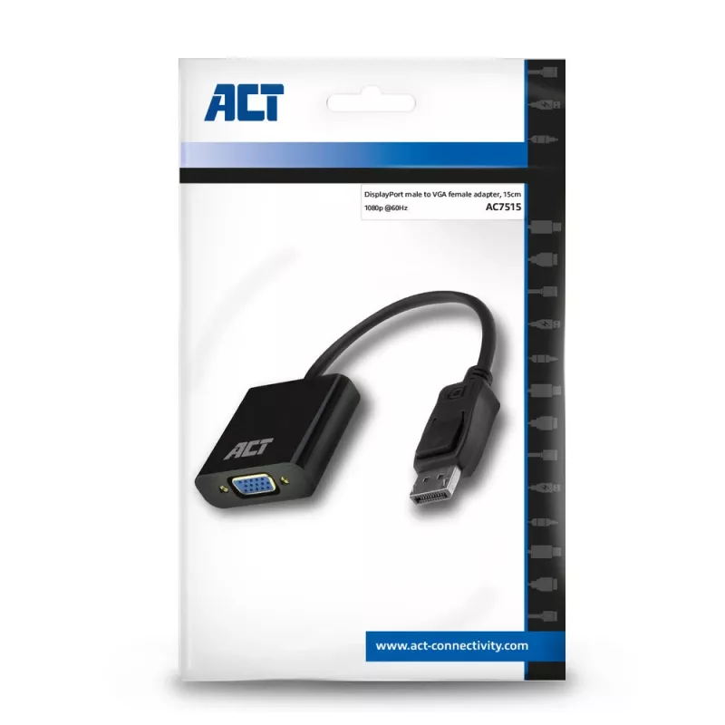 Adapter DisplayPort na VGA ACT AC7515