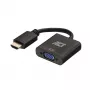 ACT 0.15 metra, przejściówka HDMI-A męski na VGA żeński, z audio