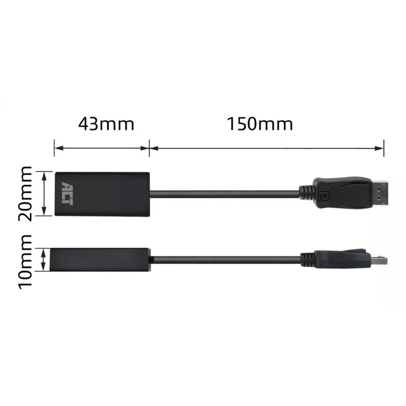 Adapter DisplayPort na HDMI ACT AC7555