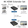 Zestaw nadajnik i odbiornik AV ACT 4K HDMI 2.0 Extender przez CAT6 UTP z obsługą IR, 60 m