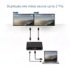 ACT 4K HDMI 1.4 splitter 2 porty 3840 x 2160 pikseli Czarny