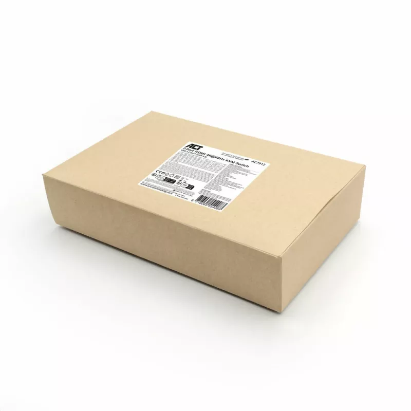 Przełącznik KVM ACT 2-portowy HDMI 4K@60Hz, USB 3.2 Gen1 (USB 3.0)