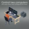 Przełącznik KVM ACT 2-portowy podwójny HDMI 4K@60Hz, USB 3.2 Gen1 (USB 3.0)