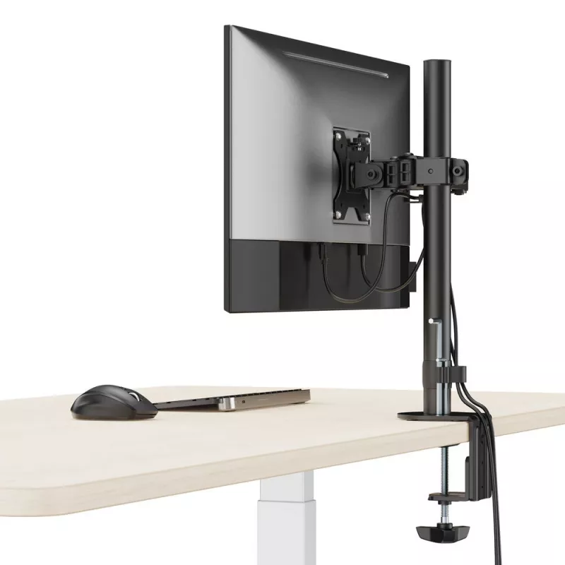 Pojedynczy uchwyt do monitora ACT AC8301 – zacisk / przelotowy, 8 kg, 10–32 cali