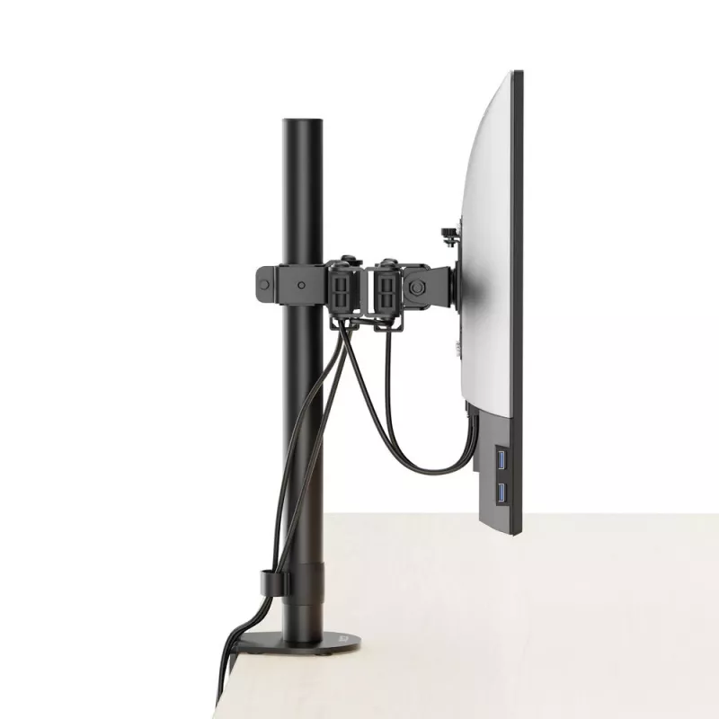 Pojedynczy uchwyt do monitora ACT AC8301 – zacisk / przelotowy, 8 kg, 10–32 cali