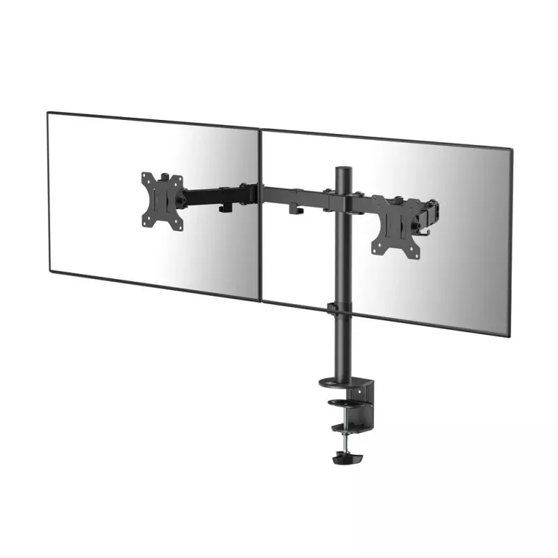 Podwójne ramię monitorowe ACT AC8302 z mocowaniem zaciskowym/przelotowym, 16 kg, 10-32 cali