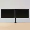 Podwójne ramię monitorowe ACT AC8302 z mocowaniem zaciskowym/przelotowym, 16 kg, 10-32 cali