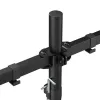 Podwójne ramię monitorowe ACT AC8302 z mocowaniem zaciskowym/przelotowym, 16 kg, 10-32 cali