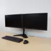 ACT Wolnostojący podwójny uchwyt do monitora AC8320 Maks. waga 16 kg Min. ekran 33 cm Maks. ekran 81,3 cm