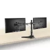 ACT Wolnostojący podwójny uchwyt do monitora AC8320 Maks. waga 16 kg Min. ekran 33 cm Maks. ekran 81,3 cm