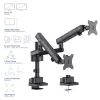 Uchwyt ACT na 2 monitory 35 cali Solid Pro, sprężyna mechaniczna