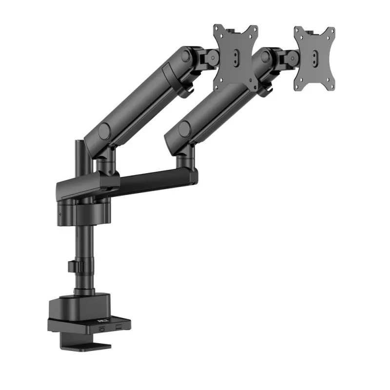 Uchwyt ACT na 2 monitory 35 cali Solid Pro, sprężyna mechaniczna