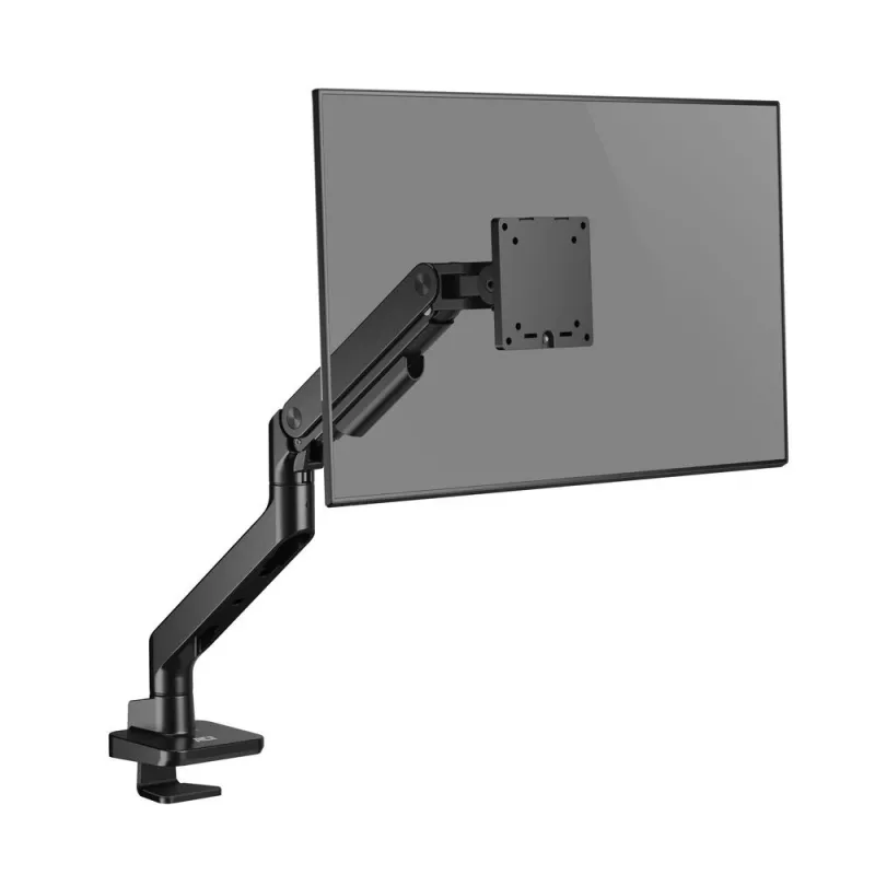 Uchwyt do monitora ACT 49 cali, biurowy, premium, sprężyna gazowa, 1 monitor, zacisk/przelotka, 20 kg