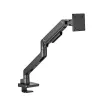 Uchwyt do monitora ACT 49 cali, biurowy, premium, sprężyna gazowa, 1 monitor, zacisk/przelotka, 20 kg