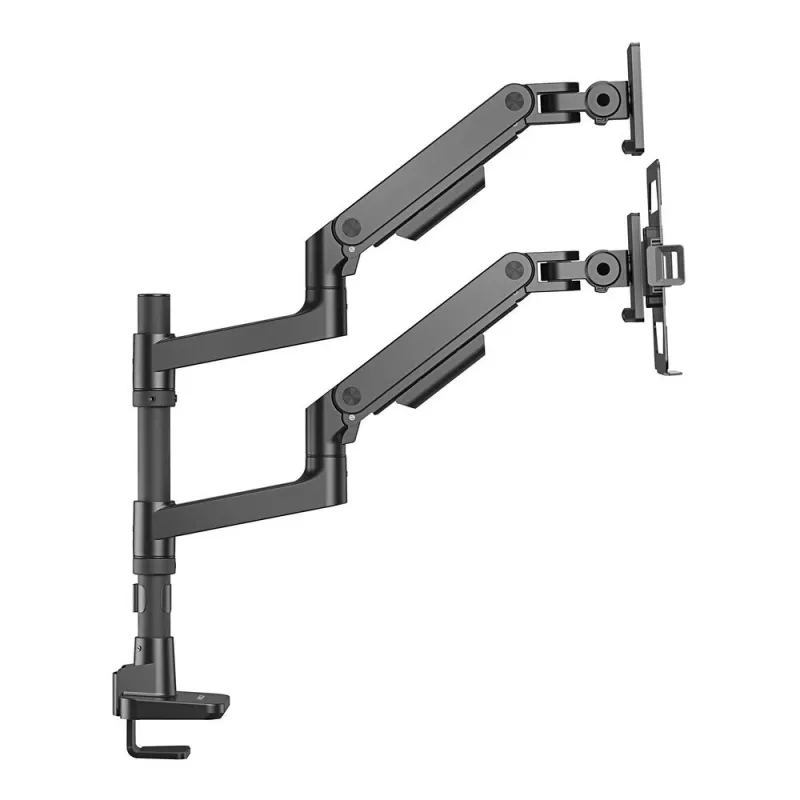 Laptop & monitor arm ACT AC8341 gas spring Czarny 49 inch