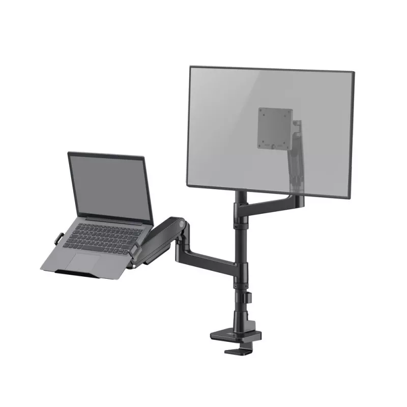 Laptop & monitor arm ACT AC8341 gas spring Czarny 49 inch
