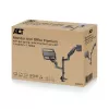 Laptop & monitor arm ACT AC8341 gas spring Czarny 49 inch