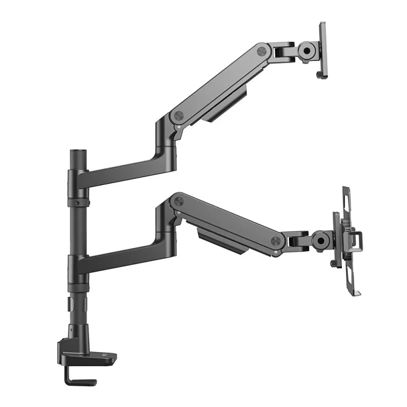 Laptop & monitor arm ACT AC8341 gas spring Czarny 49 inch