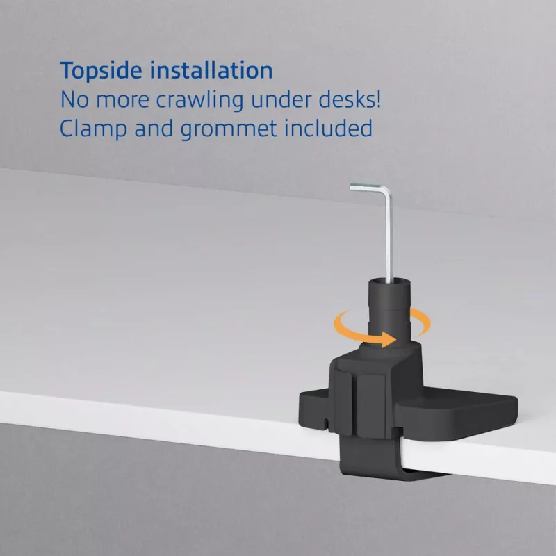 Laptop & monitor arm ACT AC8341 gas spring Czarny 49 inch