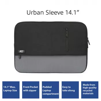 Pokrowiec ACT Urban na laptopa 14,1 cala, 3 komory, 170 g