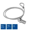 Zamek do laptopa ACT AC9015 zamek szyfrowy srebrny