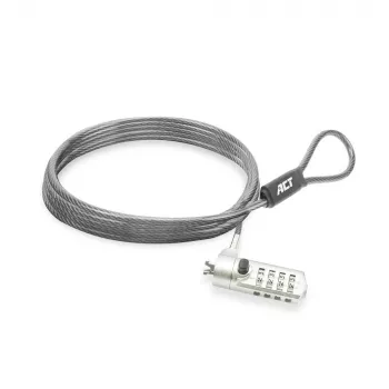 ACT Nano Laptop Lock z zamkiem szyfrowym, kabel 2 m