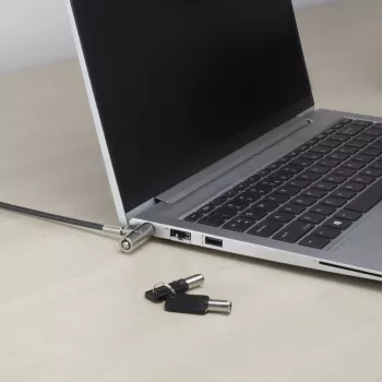 Blokada laptopa ACT AC9030 Metaliczna Okrągły klucz Kabel 2 m