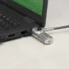 ACT Wedge Laptop Lock z zamkiem szyfrowym, metaliczny, kabel 2 m