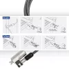 ACT Wedge Laptop Lock z kluczami, metaliczny, kabel 2 m