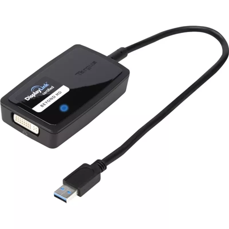 Adapter graficzny Targus USB 3.0 SuperSpeed Multi Video czarny 2048 x 1152 pikseli