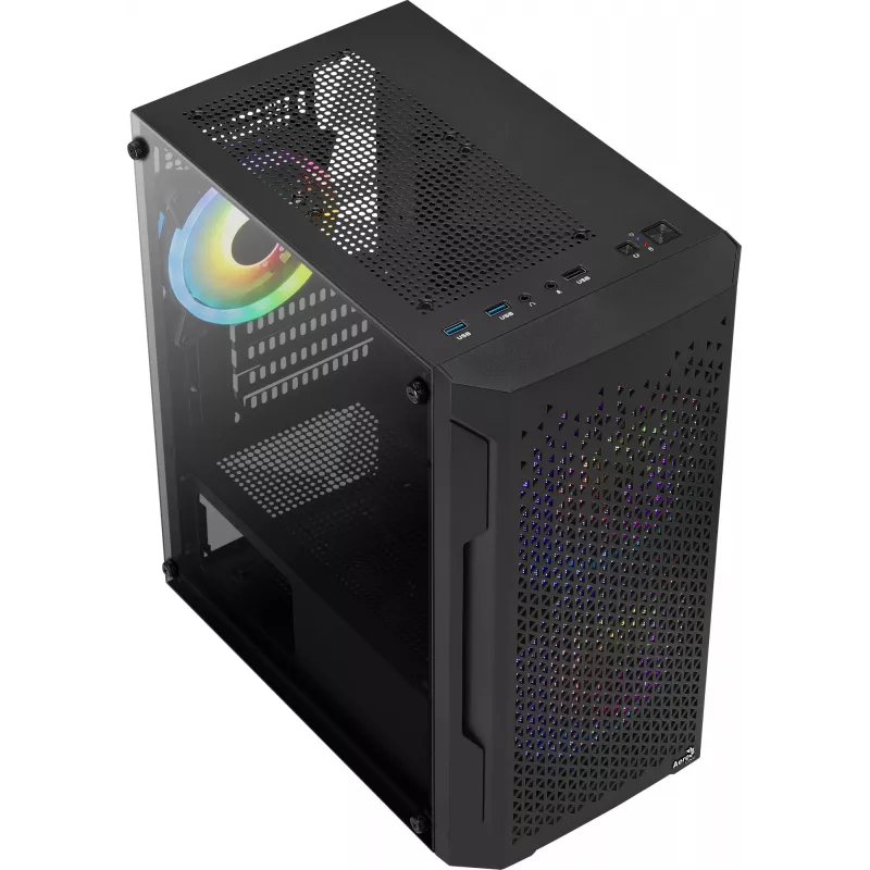 Aerocool Trinity Mini Mini Wieża Czarny