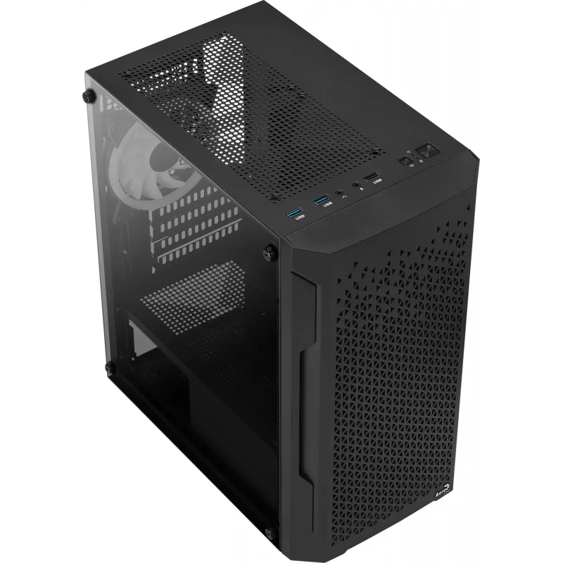 Aerocool Trinity Mini Mini Wieża Czarny