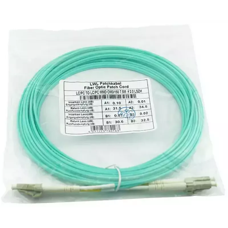 BlueOptics AJ837A-BO InfiniBand kabel światłowodowy 15 m LC Turkusowy