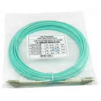 Kabel światłowodowy BlueOptics AJ839A 50 m LC OM3 Aqua
