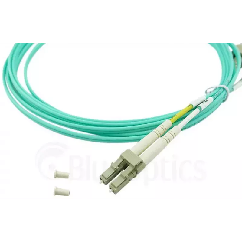 Kabel światłowodowy BlueOptics AJ839A 50 m LC OM3 Aqua