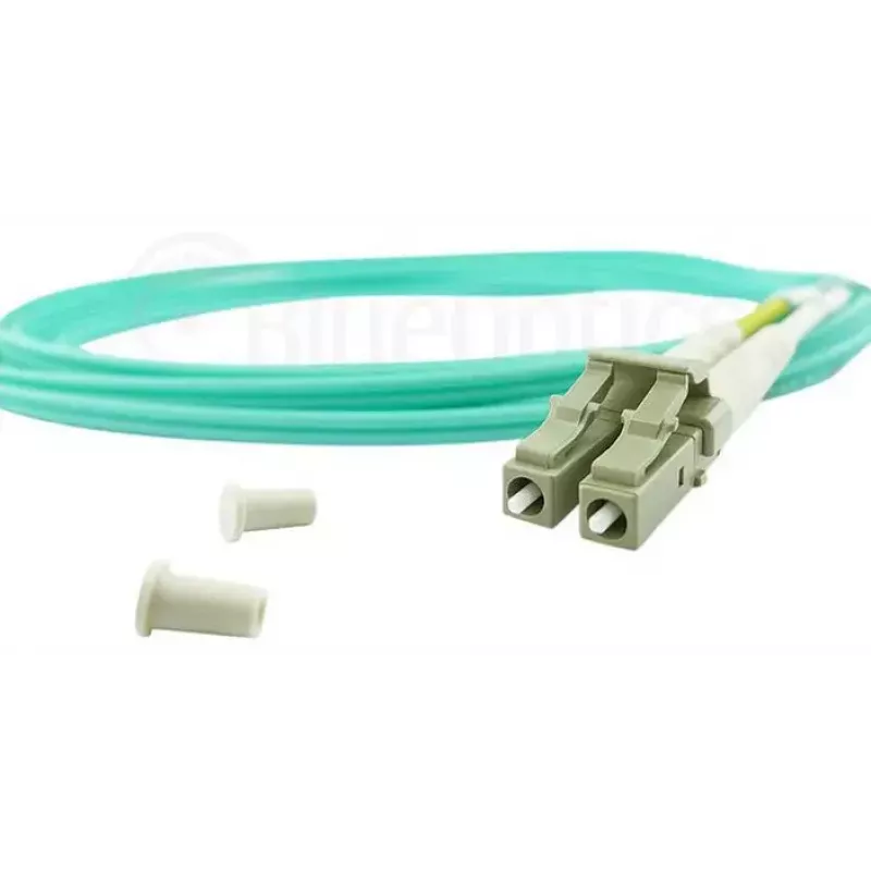 Kabel światłowodowy BlueOptics AJ839A 50 m LC OM3 Aqua