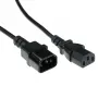 Kabel zasilający C13 - C14 czarny 1,8 m ACT