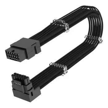 Kabel Akasa G-Nexus PX16 12+4-stykowy Czarny 0,3 m