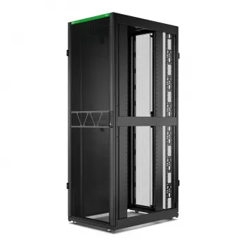 APC NetShelter SX Server Rack Gen 2, 48U, 2258H x 750W x 1070D mm, z bokami, czarny
