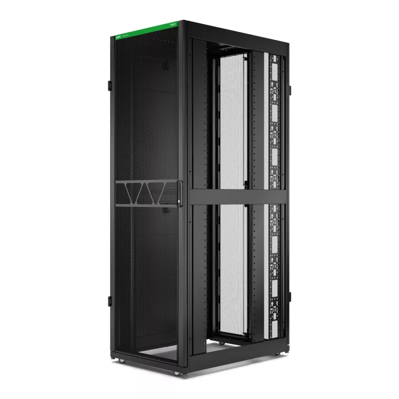 APC NetShelter SX Server Rack Gen 2, 48U, 2258H x 750W x 1070D mm, z bokami, czarny