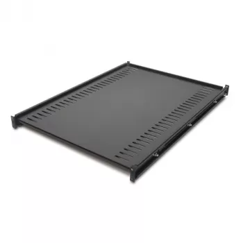 Regulowana półka rack APC AR8122BLK, metal, szer. 470 mm, maks. głęb. 660 mm, wys. 44 mm, czarny
