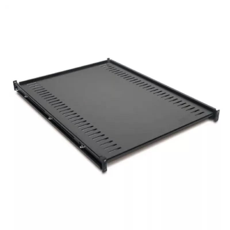 Regulowana półka rack APC AR8122BLK, metal, szer. 470 mm, maks. głęb. 660 mm, wys. 44 mm, czarny