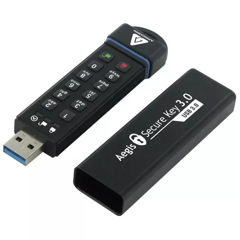 Pamięć USB Apricorn 120GB USB Type-A Aegis Secure Key 3.0