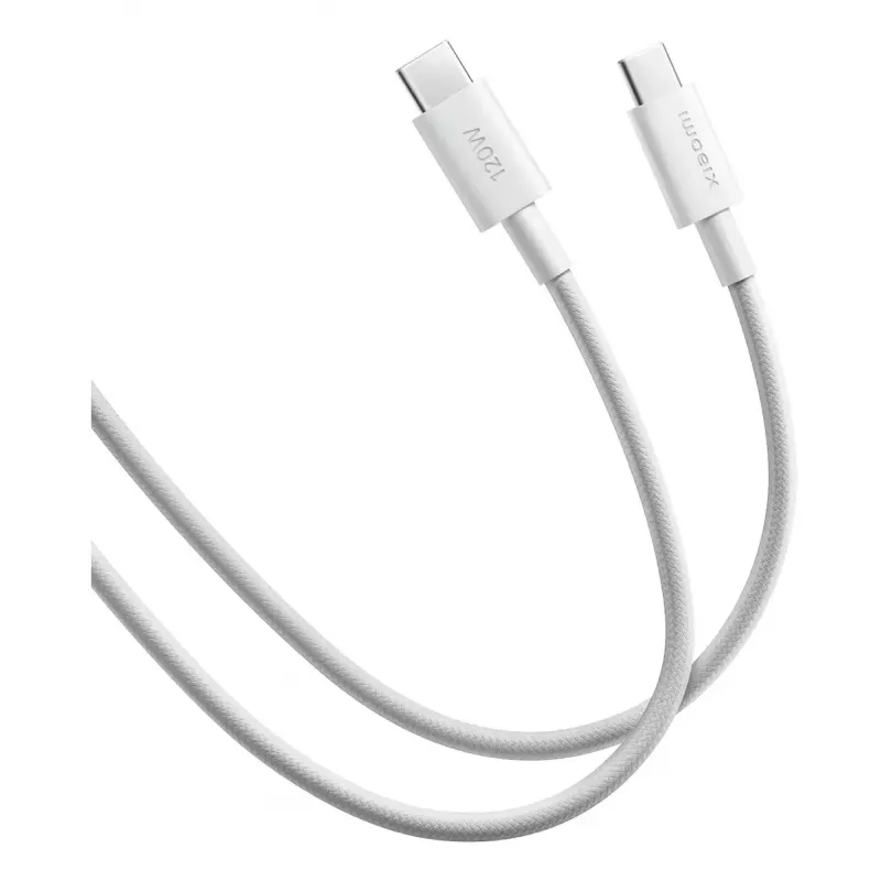 Kabel USB-C do USB-C Xiaomi BHR087KGL 1 m, USB 2.0, 0,48 Gb/s, Biały