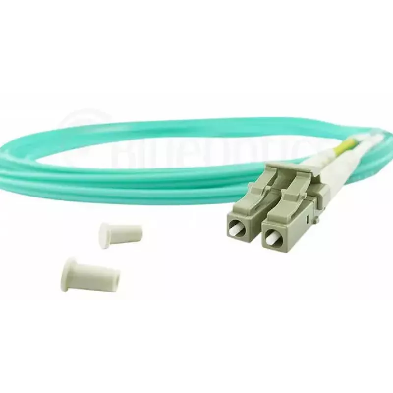 Kabel światłowodowy BlueOptics BK843A-BO 50m LC OM3 Aqua